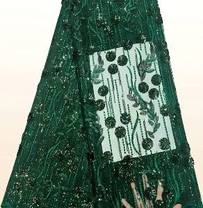 Luxurious High Quality Embroidered Lace Fabric