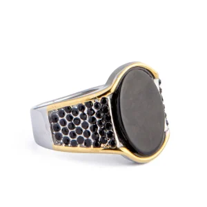 Regal Onyx Ring, 11575 - Black